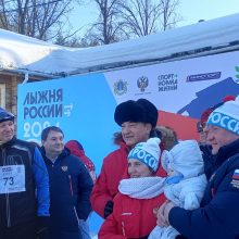 На спортивном празднике зимы – Лыжня России – самые активные и успешные лыжники Ульяновска получили призы от «СимбирСити»